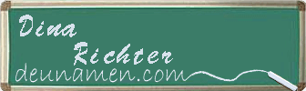 Dina Richter Visitenkarte